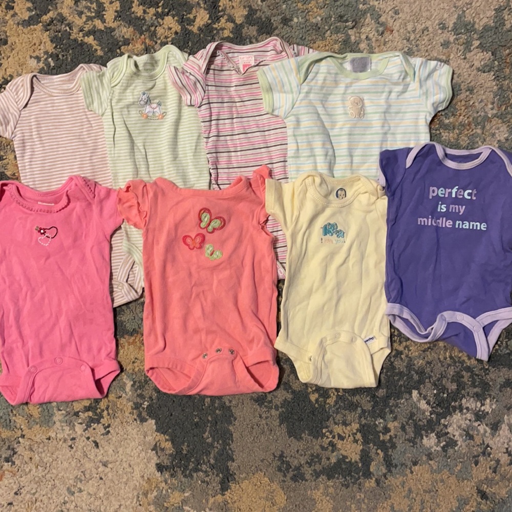 Lot of variety of baby girl clothes.See all slides